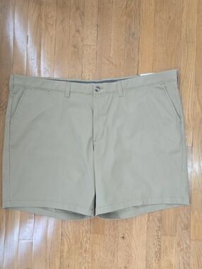 SONOMA BRAND MEN'S BIG & TALL KAKHI FLAT FRONT SHORTS SIZE 54